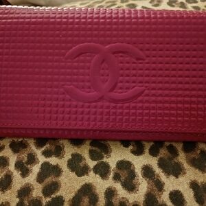 Red Textured Wallet